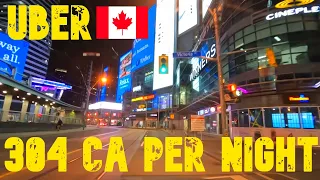 Скільки можна заробити в UBER Toronto/Canada за ніч?