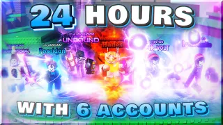 Spending 24 Hours With 6 ACCOUNTS In ERA 6 SOLS RNG