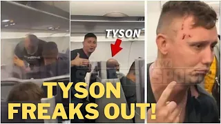 OMG! Tyson PUNCHES GUY in a PLANE!