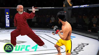UFC4 Bruce Lee vs Old Red Dragon EA Sports UFC 4 PS5