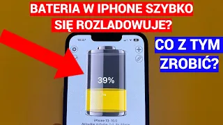 Bateria w IPhone szybko się rozładowuje. Co zrobić