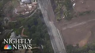 Powerful California Storm Triggers Mudslides, Flash Flooding, River Rescues | NBC Nightly News