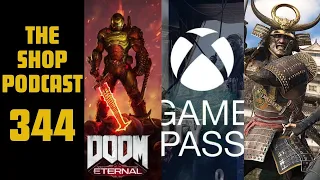 The Shop Podcast 344 New Doom Coming| COD Day 1 Gamepass| Assasins Creed Shadows