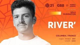 RIVER' 🇫🇷 I GRAND BEATBOX BATTLE 2021: WORLD LEAGUE I Solo Elimination