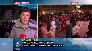 Protest u Zagrebu: 'Hrvatska je uz Palestinu'