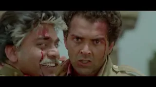 Badal movie zabardast action scene | Bobby Deol | Rani Mukherjee | Amrish Puri | Johny Lever |