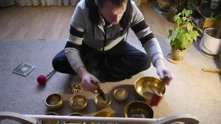 Поющие чаши. Часть 2 Медитация. Комплект ОТКРЫТИЕ ПАМЯТИ !!! Тибетские чаши