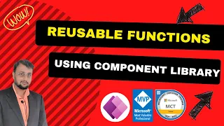 Create Reusable Custom Functions using Power Apps Components