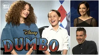 Colin Farrell, Eva Green, Finley Hobbins & Nico Parker on Tim Burton's Dumbo