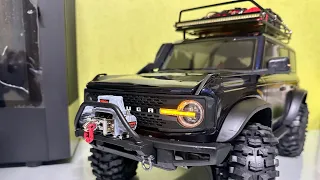 Install Warn Winch di RC Ford Bronco HB R1001