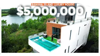 Inside A 5 Million Dollar Ultra Modern Luxury House in Banana Island, Lagos