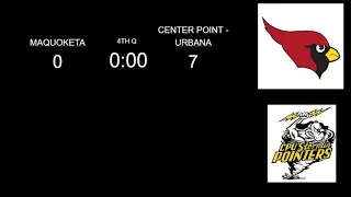 2019 1011 - Maquoketa Cardinals @ Center Point-Urbana Pointers - VARSITY FB