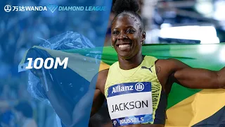 Shericka Jackson beats Shelly-Ann Fraser-Pryce in Brussels 100m photo finish - Wanda Diamond League