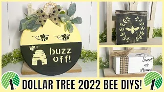 DOLLAR TREE FARMHOUSE BEE 2022 DIYS | SPRING 2022 DIY IDEAS | BUDGET FRIENDLY
