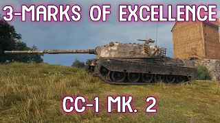 Highlight: CC-1 Mk. 2 3-Marks of Excellence Battle [World of Tanks]