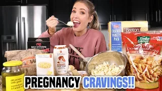 EATING ALL MY PREGNANCY CRAVINGS!!!