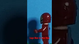 Lego Man vs Iron Man