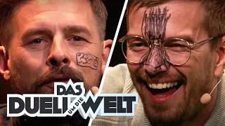 Rum trinken, Gesicht anmalen, Haare abschneiden - Wer kann mehr? | Duell um die Welt | ProSieben