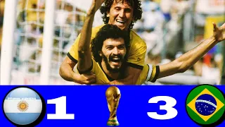 من الذاكرة: البرازيل 3-1 الأرجنتين | كأس العالم 1982 ، تعليق عربي بجودة جيدة 🔥😍