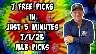 MLB Best Bets for Today Picks & Predictions Saturday 7/1/23 | 7 Picks in 5 Minutes