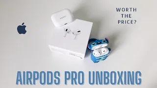 APPLE AIRPODS PRO UNBOXING | setup, first impressions (is it worth the money?)