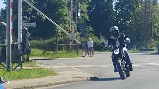 3000 Tonnen Kohlenzug defekte Schranke