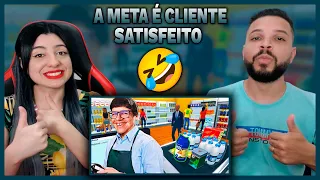 MERCADINHO do Games EduUu BOMBANDO! - Supermarket Simulator | Games EduUu (REACT)