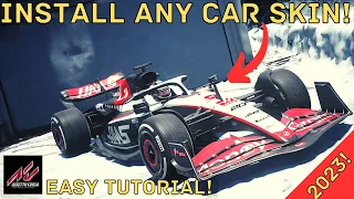 How to Easily Install Custom Car Skin MODS in Assetto Corsa 2023 (VERY EASY TUTORIAL)