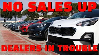 Dealers Can't Sell Cars! NO SALES Are Stacking Up At Car Auctions!