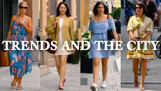 Trends and the city MUNICH FASHION summer street style, how to style summer clothes