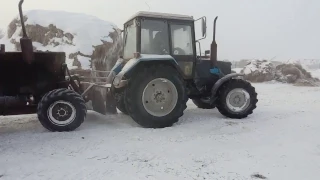 запуск трактора в мороз