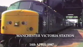 BR in the 1980s Manchester Victoria Station in April 1987