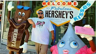 What's inside Hershey's Chocolate World in LAS VEGAS? Walk through | One Man Click TV | Episode 114