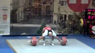 Bonk Bartłomiej kat. 105 kg 191 kg rwanie Mistrzostwa Polski 2011 - Płońsk