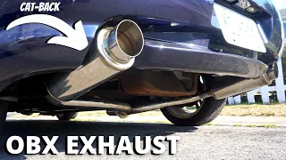 TIBURON BUILD PART #5 | OBX EXHAUST | INSTALL AND FIRST IMPRESSIONS