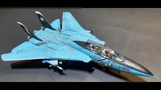 F-14A PLUS TOMCAT BUILD 'SANTACAT' VF103 JOLLY ROGERS, KA MODELS 1/72 Scale, 톰캣, 산타캣, 프라모델 조립