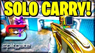 HOW TO SOLO CARRY RANKED IN SPLITGATE! 😯 NASTY PORTAL PLAYS! (Splitgate Gameplay)