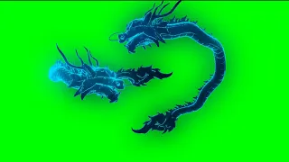 green screen effects magic and dragon