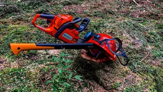 Husqvarna 435 Mark II First cut in the Wood