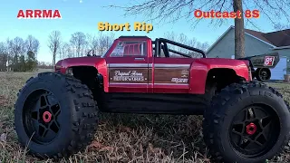 "Experience the High-Speed RC Racing Arrma Outcast 8S RTR Short Rip"