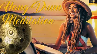 Elevate Your Mood & Reduce Stress: Soft Hang Drum & Flute Music - 4K