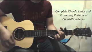 Justin Bieber The Feeling Chords (Guitar Lessons)