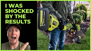 Is this new Ryobi the BEST BATTERY STRING TRIMMER OF 2022? Ryobi 17" whisper review  RY402110VNM