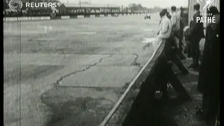 MOTOR RACING: Easter motor racing at Brooklands (1932)