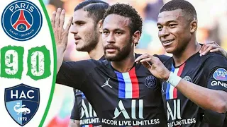 Psg vs le havre 9-0 highlights & goal 13 juli 2020