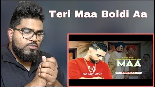 Maa Boldi Aa -Karan Aujla (Official Video) Tribute To Sidhu Moose Wala Reaction