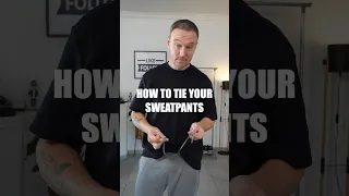 How to tie your sweatpants. #mensfashion #styleformen #sweatpants