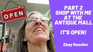 Back at the Antique Mall Shop with Me Treasure Hunt Part 2