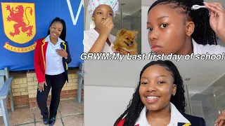 MY LAST FIRST DAY OF HIGHSCHOOL|GRWM