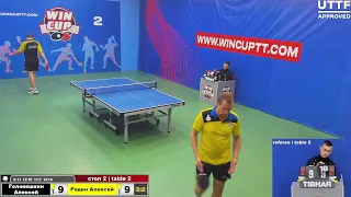 Головешкин Алексей 3-2 Родин Алексей   Турнир Восток 4 WIN CUP 12.10.2021. Прямой эфир Зал 2.